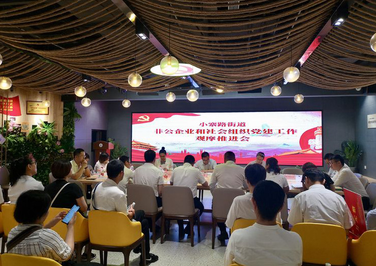 参与党建工作观摩推进会 感受党建凝聚力